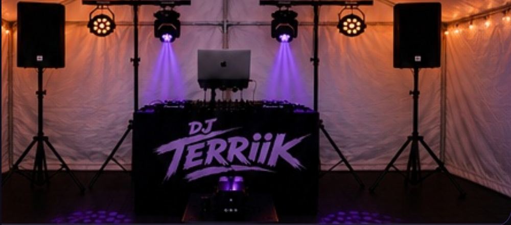 DJ Terriik booth opsætning